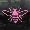 Applicable Pun Honey Bee - Vinyl Decal for Outdoor Use on Cars, ATV, Boats, Windows and More - Light Pink 3 inch view 2