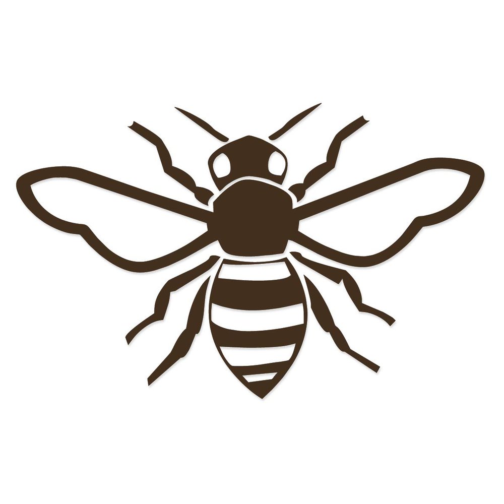 Applicable Pun Honey Bee - Vinyl Decal for Outdoor Use on Cars, ATV, Boats, Windows and More - Brown 3 inch
