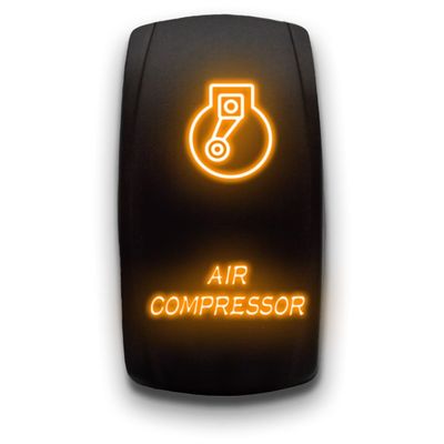 AIR Compressor -Laser Etched 5-Pin Double Pole Single Throw AIR Compressor Maintained ON-Off DPST Toggle Switch 20A 12V