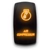 AIR Compressor -Laser Etched 5-Pin Double Pole Single Throw AIR Compressor Maintained ON-Off DPST Toggle Switch 20A 12V view 1