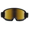 IXS Hack Goggle Trigger Black/Mirror Gold One Size, 45mm Elastic Strap, Unobstructed Pereferal Vision (178x78), 3ply Foam for Increased Comfort, Roll-Off/Tear-Off Compatibility view 2
