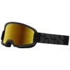 IXS Hack Goggle Trigger Black/Mirror Gold One Size, 45mm Elastic Strap, Unobstructed Pereferal Vision (178x78), 3ply Foam for Increased Comfort, Roll-Off/Tear-Off Compatibility view 3
