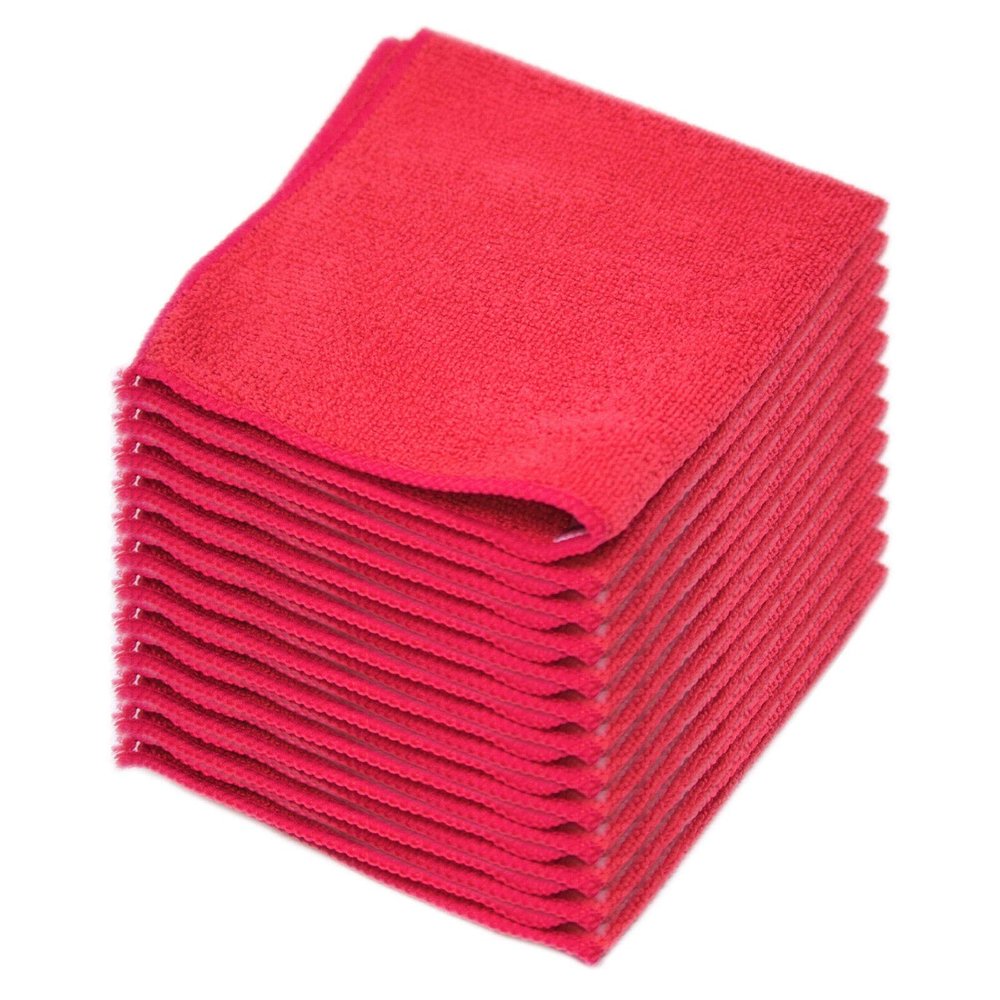 Thaisan7, Microfiber Cleaning Cloth Towel Absorbent No Scratch Polishing Detailing Rags, home usage (Quantity Pack: Set of 144)