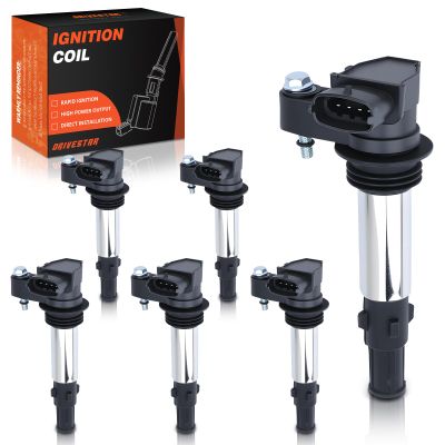 DRIVESTAR 6PCS UF375 Ignition Coil Pack for Cadillac CTS Buick LaCrosse