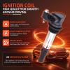 DRIVESTAR 6PCS UF375 Ignition Coil Pack for Cadillac CTS Buick LaCrosse view 4