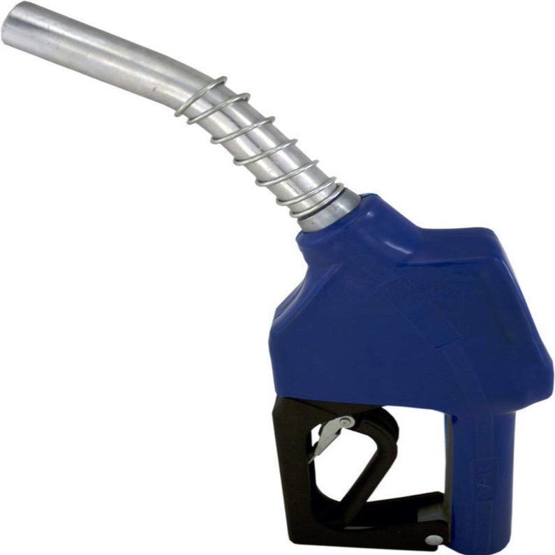 ZL-11AP Blue Automatic Fueling Nozzle, 3/4 NPT Inlet, 13/16 Spout