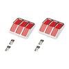 Blue Diamond Classics Pedal Car Parts, AMF Compatible with Mustang Chrome Tail Light with Clips view 1