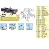 Blue Diamond Classics Pedal Car Parts, AMF Compatible with Mustang Chrome Tail Light with Clips view 2