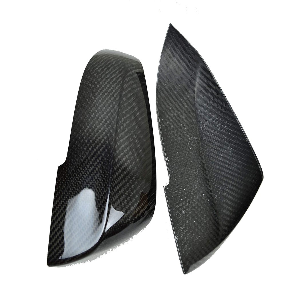 autopartsTW Compatible with F20 F22 F30 F32 F33 Mirror Cover Cap Carbon Fiber M Style