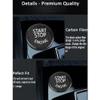 Car Engine Start Stop Button Switch Cover Trim Black Carbon Fiber Ignition Key Ring Sticker Fit for 3 Series E90 E91 E92 E93 E60 E83 E84 X5 X6 E70 E71 E72 view 2