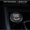 Car Engine Start Stop Button Switch Cover Trim Black Carbon Fiber Ignition Key Ring Sticker Fit for 3 Series E90 E91 E92 E93 E60 E83 E84 X5 X6 E70 E71 E72 view 4