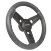 Gussi Italia Giazza Black Premium Italian-Made Steering Wheel for Golf Carts - No Hub Adapter Needed (Yamaha (All Models)) view 1