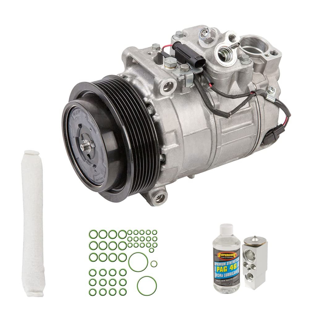 For Porsche Cayenne 2011 2012 2013 2014 OEM AC Compressor w/A/C Repair Kit - BuyAutoParts 61-87575RN New