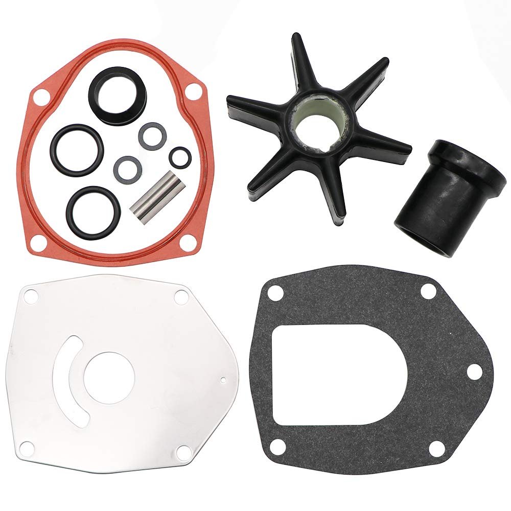 KIPA Impeller Water Pump Repair Kit For Chrysler Force MerCruiser Mariner Mercury Marine Outboard Engines, Replace For Sierra 18-3214 47-43026Q06