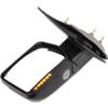 cciyu Rear View Mirror, Car Mirror,Towing Mirror Fit for 2007-2014 Series Truck Pickup Heated Power Amber Turn Signal Puddle Light view 1