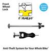 Pinhead Front Quick Release Skewer Wheel Lock view 4