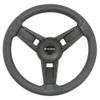 Gussi Italia Giazza Black Premium Italian-Made Steering Wheel for Golf Carts - No Hub Adapter Needed (Club Car Precedent/Tempo) view 1
