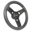 Gussi Italia Giazza Black Premium Italian-Made Steering Wheel for Golf Carts - No Hub Adapter Needed (Club Car Precedent/Tempo) view 2
