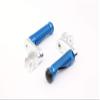 Autobahn88 Motorcycle Footpeg (Front/Rider - GP-Type with 40mm-Extension), compatible with Ducati Monster 1100 /S/EVO (2008-2014) (Blue) view 1