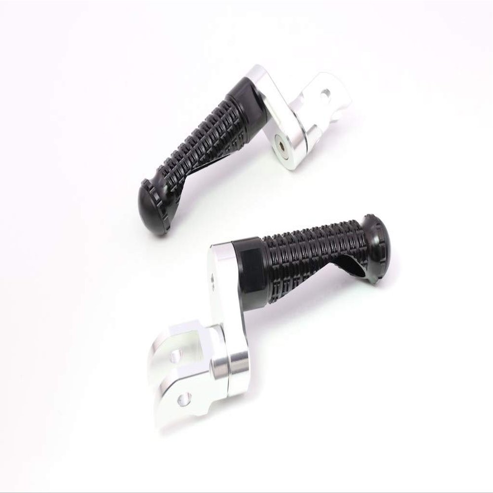 Autobahn88 Motorcycle Footpeg (Front/Rider - GP-Type with 25mm-Extension), compatible with BMW S1000RR HP4 (2013-2019) (Black)