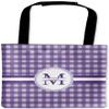 YouCustomizeIt Personalized Gingham Print Auto Back Seat Organizer Bag view 1