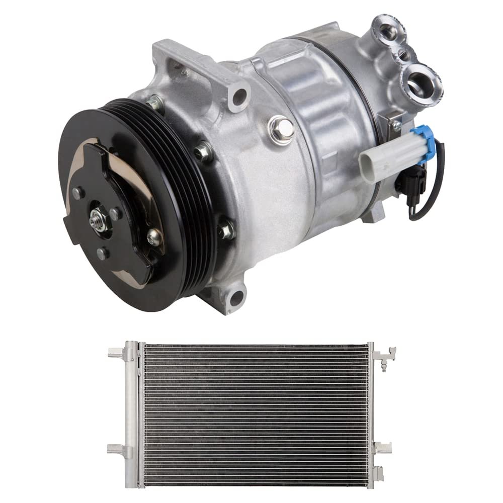 For Buick LaCrosse 2011 OEM AC Compressor w/A/C Condenser & Drier - BuyAutoParts 61-86599RU New