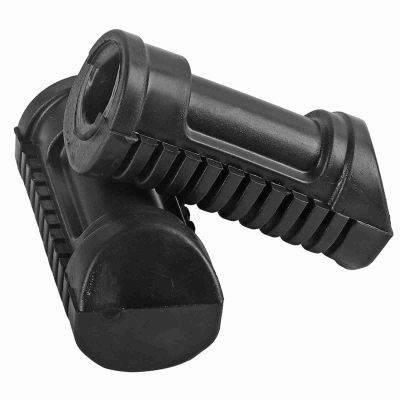 Aramox Motorcycle Foot Peg Pedals, Rubber Front Footpegs for CG 125 Street Bike