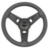 Gussi Italia Giazza Black Premium Italian-Made Steering Wheel for Golf Carts - No Hub Adapter Needed (E-Z-GO TXT/RXV and Tomberlin Emerge) view 1