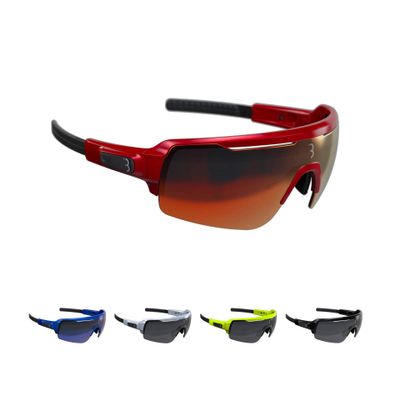 BBB Cycling Unisex's sport glasses Commander, glossy red, One Size
