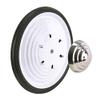 White Powder Coated Free Wheel and Tire Combos-White Ripple Wheel Kit view 1