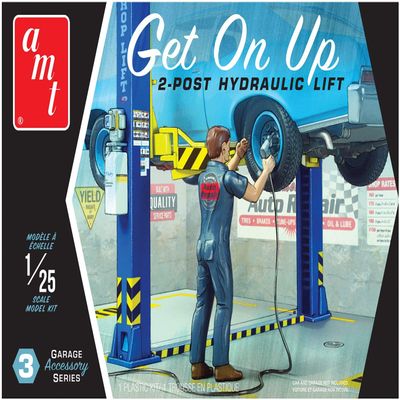 AMT Unknown Garage Accessory Set #3"" Get On Up 2T (Great Addition to Any kit to Create Your own Diorama), 1:25 (AMTPP017M)