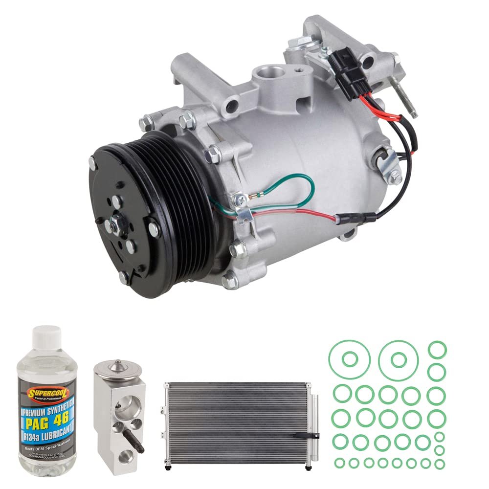 For Honda Civic 2007-2011 A/C Kit w/AC Compressor Condenser & Drier - BuyAutoParts 61-89460R6 New