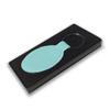 LaserGram Oval Keychain, Motorcycle, Personalized Engraving Included (Teal) view 2