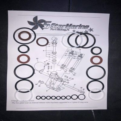 Five Star Marine amaha SHOWA Trim TILT Seal KIT F115 F150 1997-2018 (115-200 2 Stroke) (150-200 HPDI) (150-200 OX66) (225-250 HPDI Vmax) FSM026