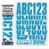 STIFFIE Uniline Blueberry 3" Super Sticky Boat & PWC Registration Decals Numbers Letters Stickers view 2