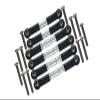GPM for Arrma Granite 4x4 / Big Rock Crew Cab 4x4 Upgrade Parts Stainless Steel Adjustable Tie Rods - 6Pc Set Silver view 1