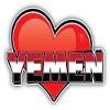 KW Vinyl Magnet Yemen Art Heart Flag Travel Slogan Truck Car Magnet Bumper Sticker Magnetic 5" view 1