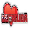 KW Vinyl Magnet Bermuda Art Heart Flag Travel Slogan Truck Car Magnet Bumper Sticker Magnetic 5" view 1
