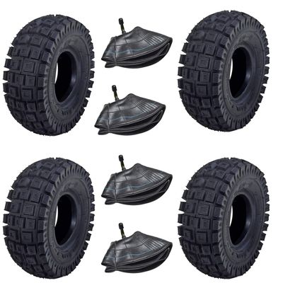 WPHMOTO 4Pcs 3.00-4 Tire and Inner Tube for ATV Go Kart UTV Scooter