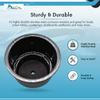 MARINE CITY Stainless Steel Cup Holder Black Carbon Fiber Print, Marine Grade, Center Drain Hole for Boat, Yacht, Ship, Kayak, Poker Table & Countertop (1 Pack) view 4