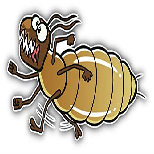 KW Vinyl Magnet Cartoon Termite Running Truck Car Magnet Bumper Sticker Magnetic 5"