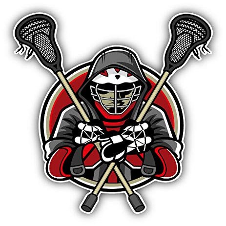 KW Vinyl Magnet Lacrosse Player Truck Car Magnet Bumper Sticker Magnetic 5"