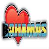 KW Vinyl Magnet Bahamas Art Heart Flag Travel Slogan Truck Car Magnet Bumper Sticker Magnetic 5" view 1