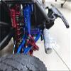 GPM For Traxxas Unlimited Desert Racer 4X4 (#85076-4) Upgrade Parts Spring Steel Front + Rear Sway Bar & Aluminum Sway Bar Arm & Stainless Steel Linkage - 23Pc Set Black view 2