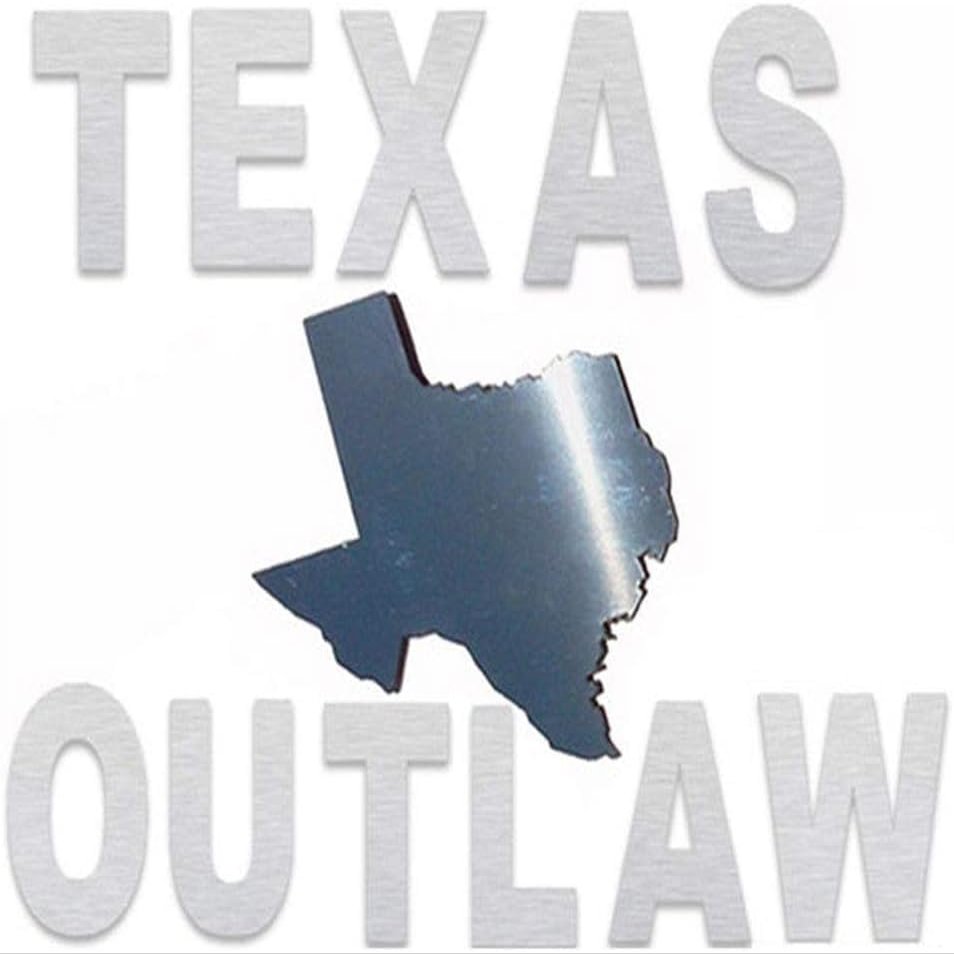 Brighter Design 12p Stainless Steel Texas Outlaw & State Emblem