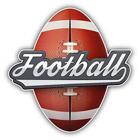 KW Vinyl Magnet American Football Label Truck Car Magnet Bumper Sticker Magnetic 5"