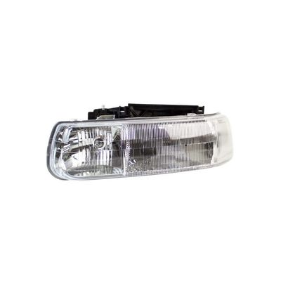 CarLights360: For Chevy Silverado 3500 Headlight Assembly 2001 2002 Driver Side CAPA Certified For GM2502187