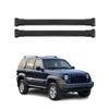 OMAC Roof Rack Cross Bars for Jeep Liberty 2002-2007 Lockable 165Lbs Aluminium Black 2Pcs fits Cargo Carriers Kayak Canoe Bike Snowboard view 1