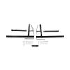 GTW EZGO TXT & Valor Cargo Box Mounting Bracket Kit | Compatible with 1996-2021 Models view 1