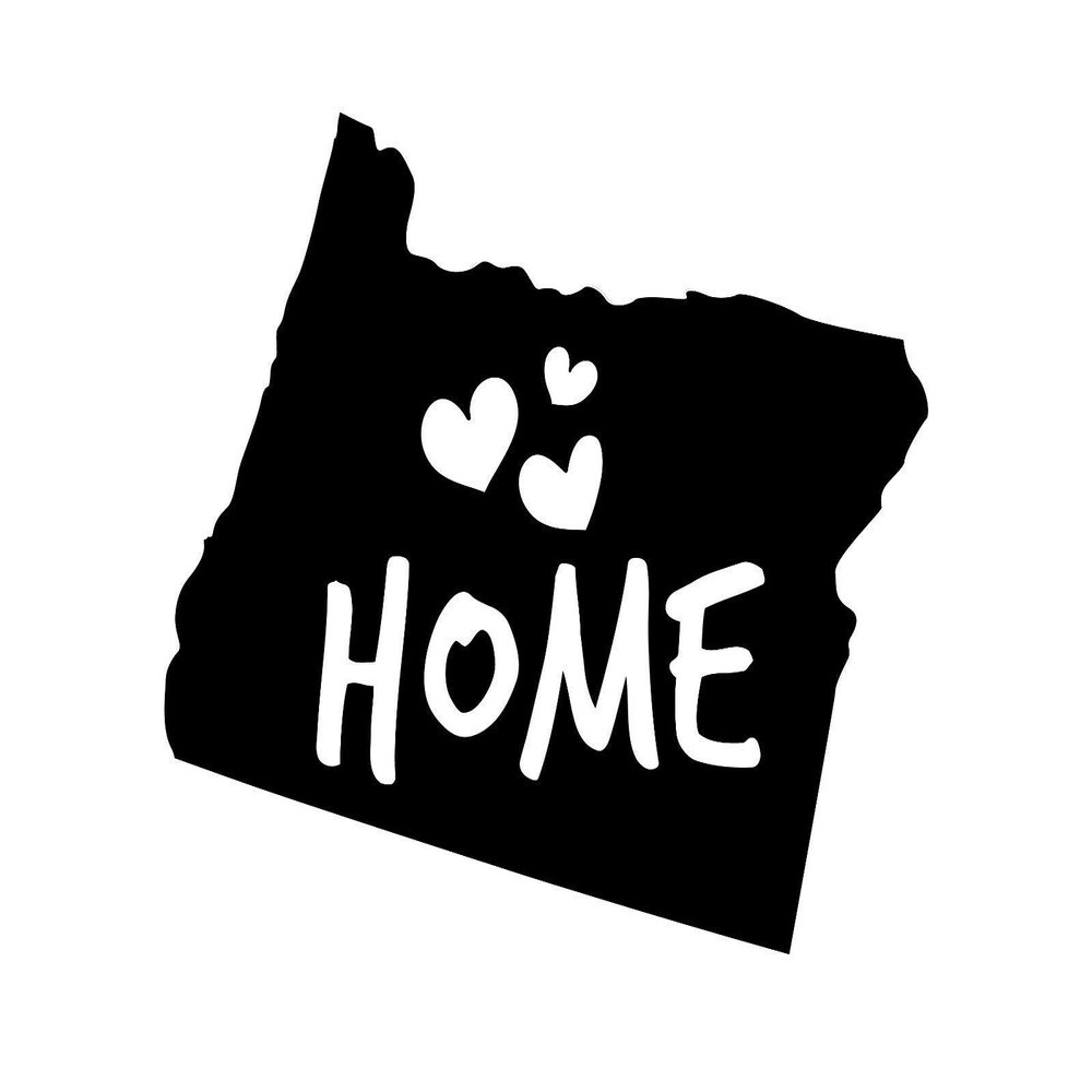JB Print Magnet Oregon Home Vinyl Decal Sticker Car Waterproof Car Decal Magnetic Bumper Sticker 5"